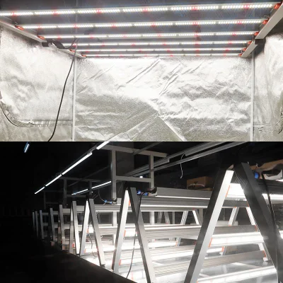 Iluminación LED de espectro completo para plantas de interior, resistente al agua, 680W, plegable, Samsung Lm301b Lm301h, luz LED para cultivo de plantas de invernadero